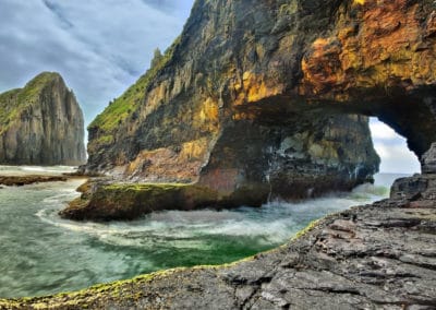 Afrique du Sud Cap Oriental trou dans la roche