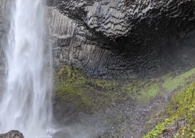 Amérique Latourell Falls grotte cascade