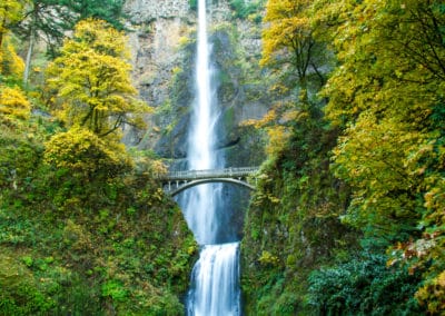 Amérique Multnomah Falls Columbia River Automne