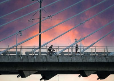 Amérique Portland Oregon Vélo Pont