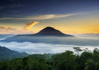 Asie Indonésie Bali Mont Batur Kintamani lever du soleil