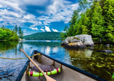 Canada Québec lac barques balade découverte