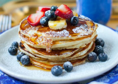 Canada Québec pancake fruits rouges