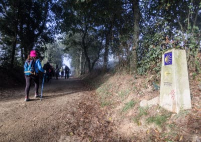 Espagne Galice pèlerins randonnée