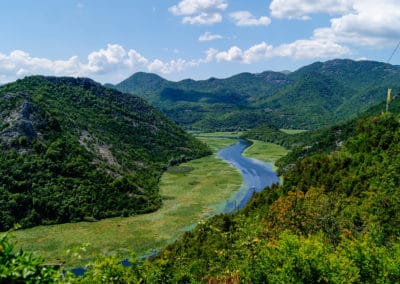 Albanie Lac Skadar vue panoramique