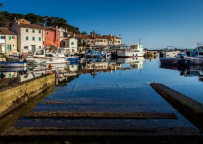 Croatie Losinj port bateaux