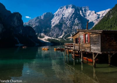 Italie Trentin Haut-Adige Dolomites lac de Braies
