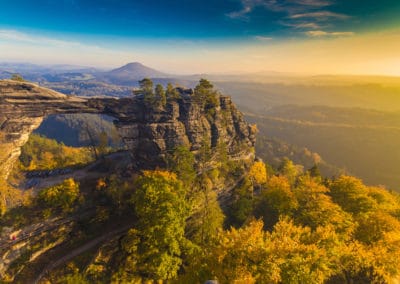 La randonnée en Bohême se déroule dans des paysages saisissants !