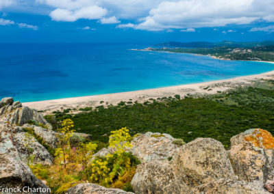 France Corse Sartène Roccapina baie et plage d'Erbaju