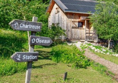 France Chartreuse écolodge panneau