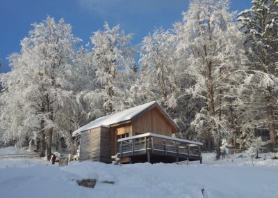 France écolodge neige montagne