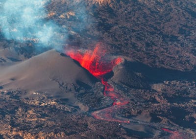 France Réunion volcan lave