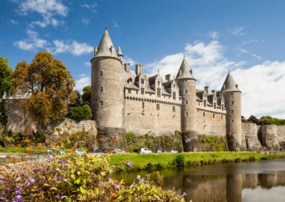 France Bretagne Josselin Château médiéval extérieur