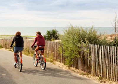 France Vélodyssée cyclistes La-Tranche-sur-mer