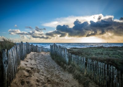 France Vélodyssée chemin plage sable