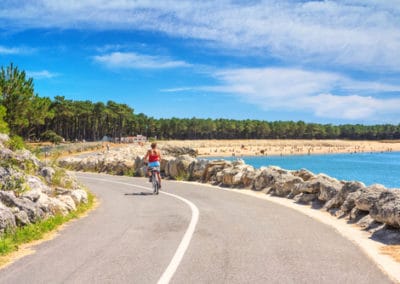 France Vélodyssée côte Atlantique paysage route