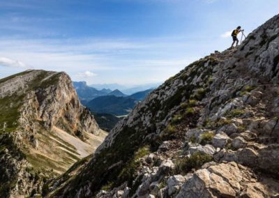 France Vercors Grand Veymont randonneur ascension