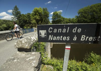 France Bretagne Canal de Nantes à Brest vélo @DERENNES-Yannick