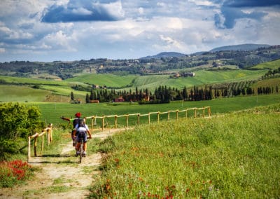 Italie paysage vélo campagne