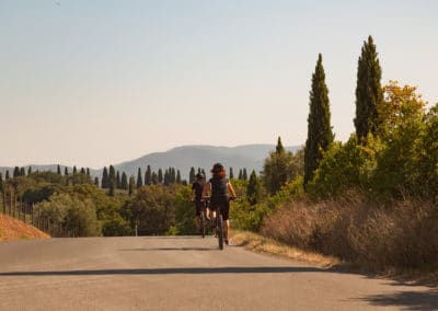 Italie Toscane Chianti balade à vélo route