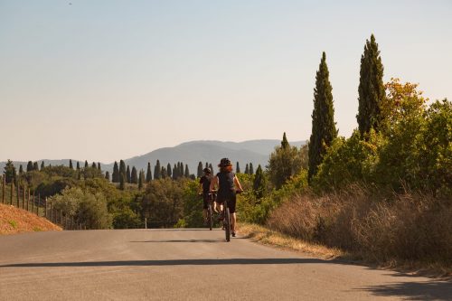 Italie Toscane Chianti balade à vélo route Italie Toscane Chianti balade à vélo route