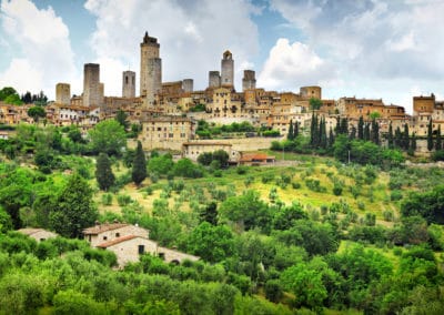 Italie Toscane Chianti San Geminiano ville