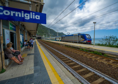 Italie Cinque Terre gare Corniglia train ©FCHARTON