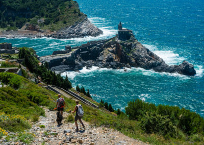 Italie Cinque Terre village fortifié Portovenere chapelle marine San Pietro ©FCHARTON