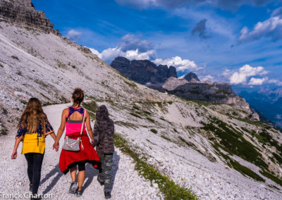 Italie Dolomites randonnée famille ©FCHARTON
