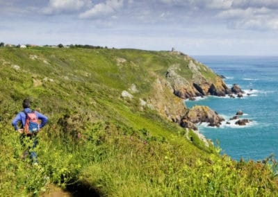 Jersey Guernesey falaise randonnée pédestre