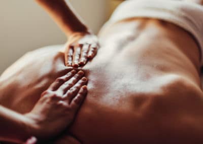Massage dos client spa