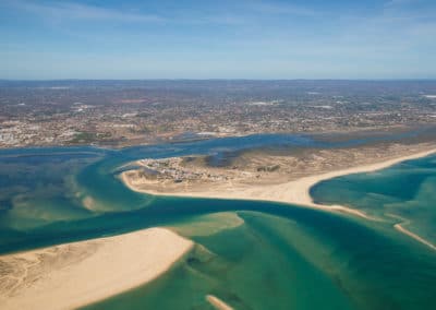 Portugal Ria Formosa vue aérienne