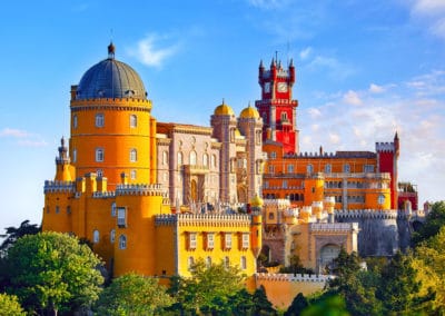 Portugal Palais de Pena Sintra coloré