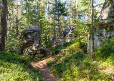 République Tchèque Cesky Raj formations rocheuses de grès