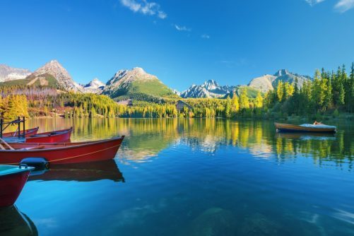 Slovaquie Pologne Tatras Parc National lac lever du soleil Entre Slovaquie et Pologne, une randonnée dans les Tatrase