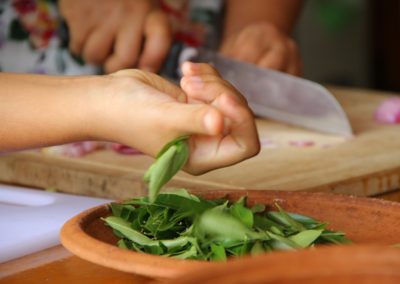 Asie Sri Lanka cuisine mains feuilles