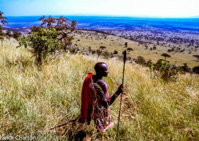 Tanzanie homme paysage panorama