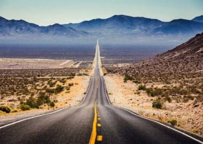 USA Californie Vallée de la Mort route