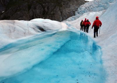 Alaska randonnée glacier