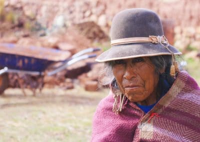 Amérique Pérou Aymara femme âgée