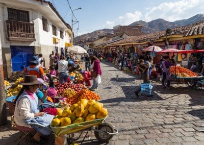 Amérique Pérou Cusco marché vente achat