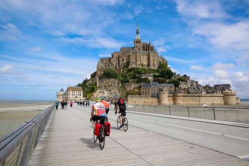 France Mont Saint-Michel cyclistes De Paimpol au Mont Saint Michel à vélo !