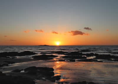 France Pays de la Loire Penestin coucher de soleil mer