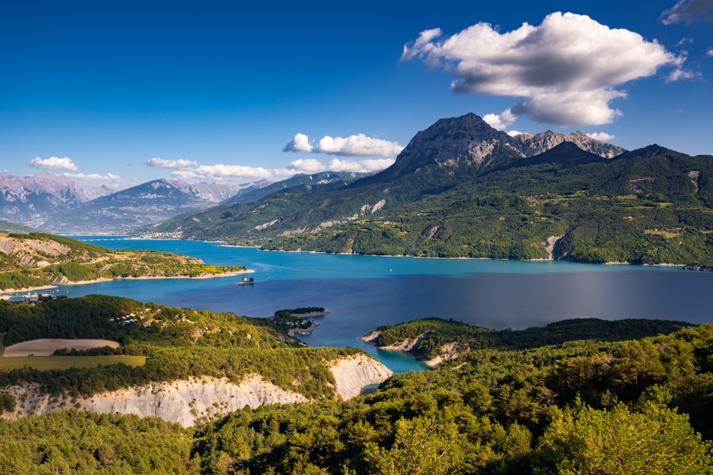 Alpes du Sud, le lac de Serre Monçon
