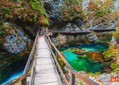 Gorges de Vintgar, Alpes Juliennes, Slovénie