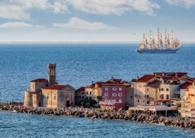 Port de Piran en slovenie