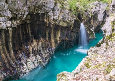 Gorges de Soca dans le Parc National Triglav, Slovénie