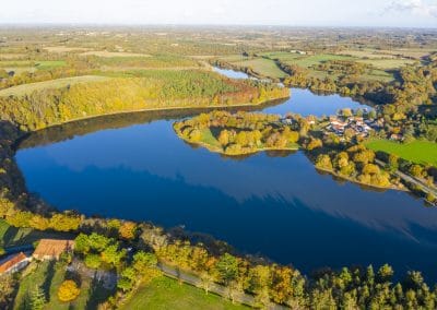 Lac du Jaunay en Vendée, Cote Atlantique, France