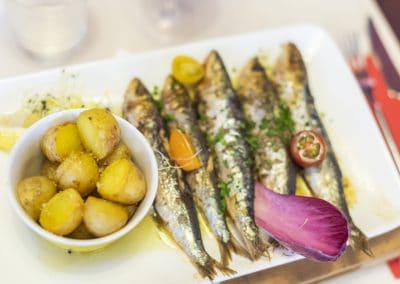 Saint Gilles Croix de Vie, sardines grillées, Vendée, Cote Atlantique, France